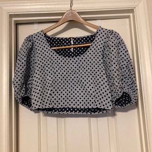 Free people puff sleeve top